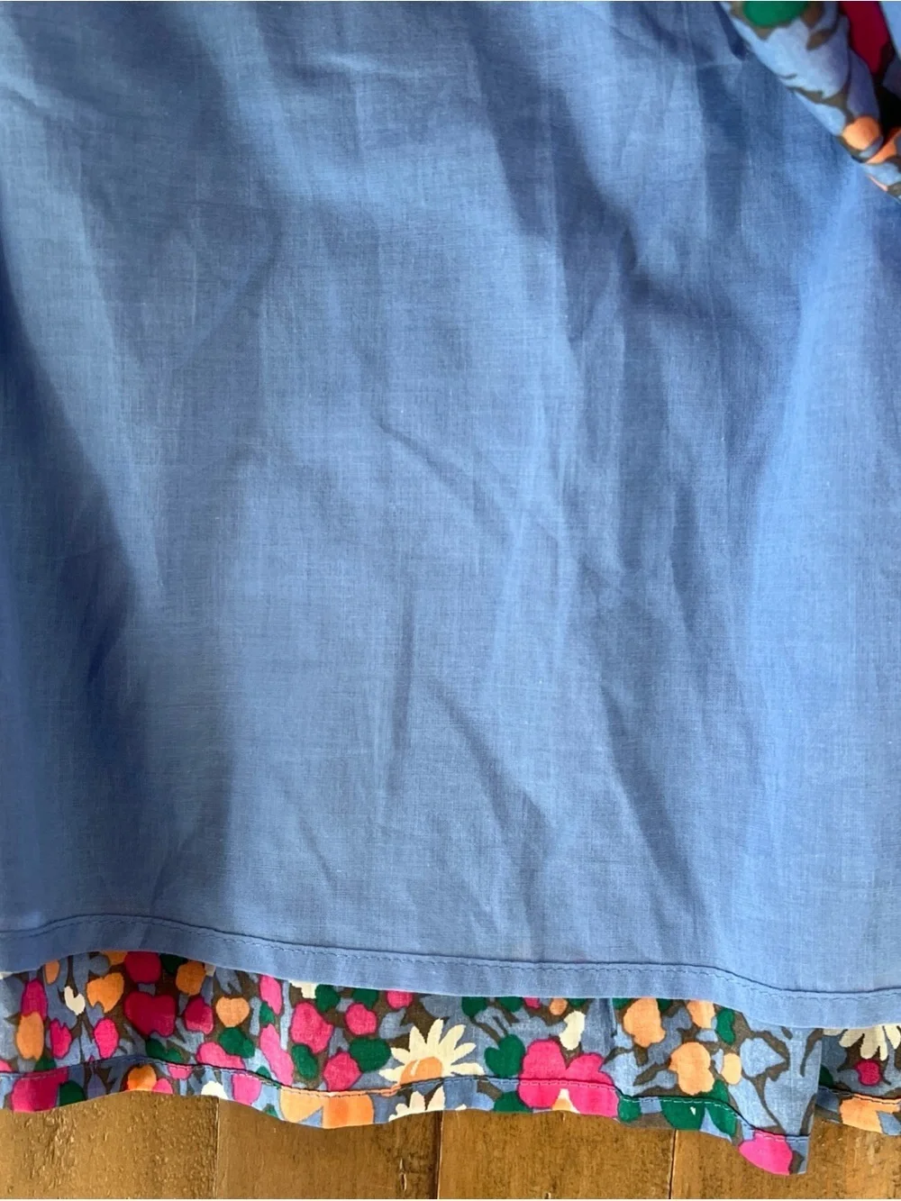 Rails Edina Floral Tiered Cotton Skirt Medium MIDI Preppy Lelaini Floral Vibrant